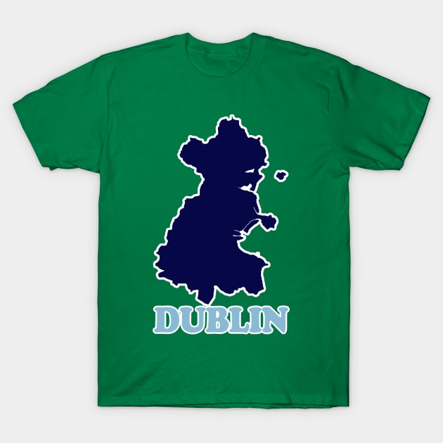 County Dublin/Baile átha Cliath Irish Pride T-Shirt by DankFutura